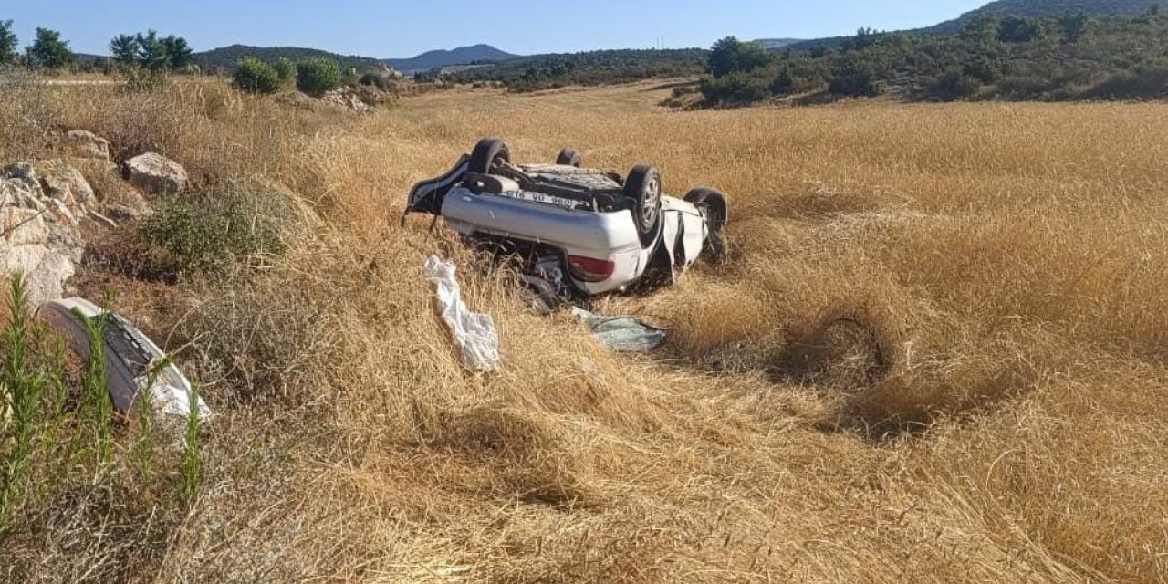 Takla atan araçta 2 kişi öldü, 4 kişi yaralandı