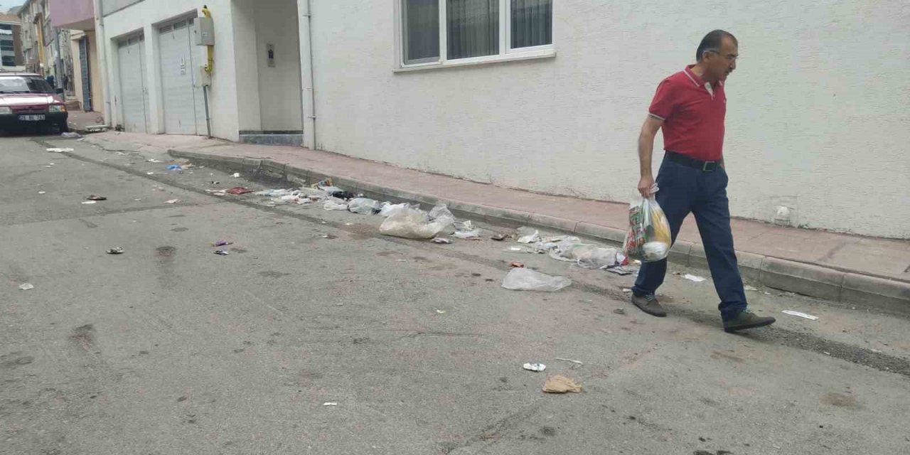 Bu sokakta çöp konteynerı yok