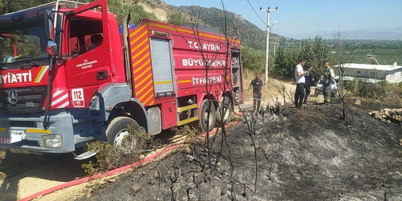 Aydın Büyükşehir Belediyesi İtfaiyesi’nin hızlı müdahalesi faciayı önledi