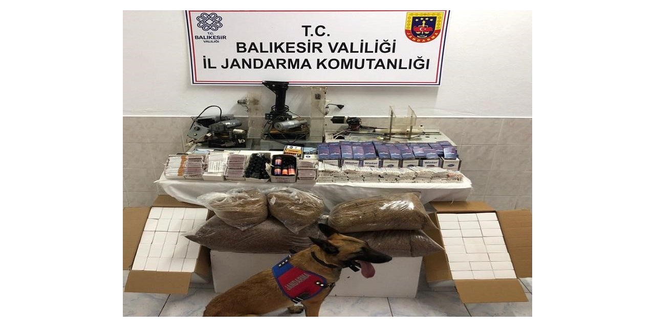 Balıkesir’de 2 şahsa kaçak tütün operasyonu