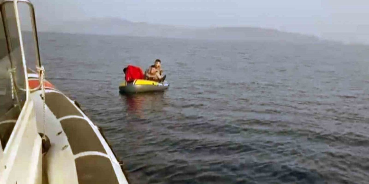 Datça’da 3 göçmen kurtarıldı