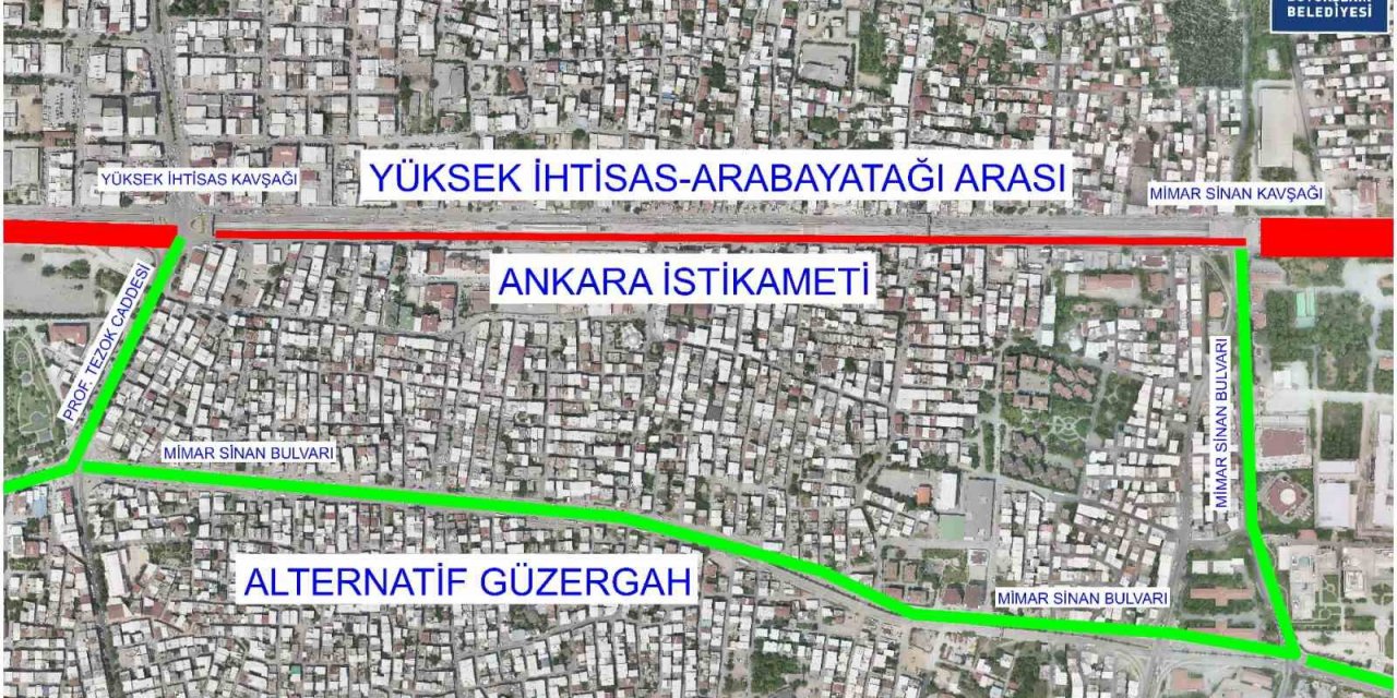 Trafiğe asfalt yenileme düzenlemesi