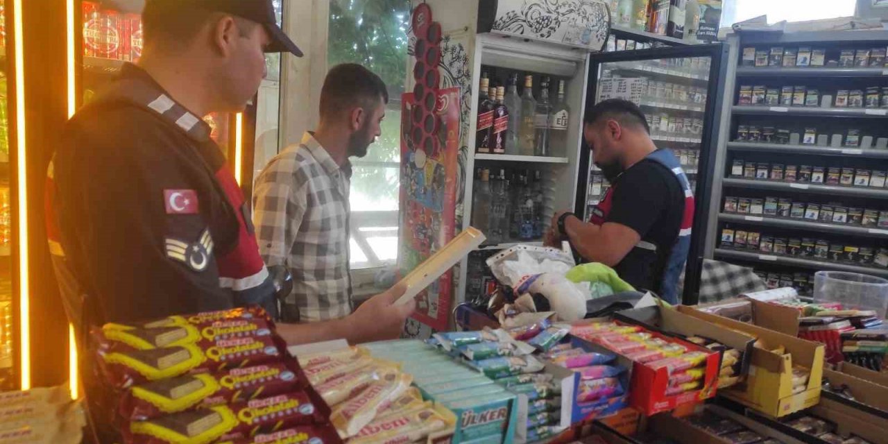 Jandarma ekiplerince 97 iş yeri kontrol edilirken 255 şahıs sorgulandı