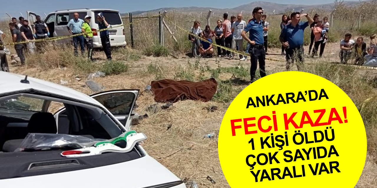 Ankara’da feci kaza! 3 araç birbirine girdi Mürsel Akdoğan öldü, 10 yaralı var