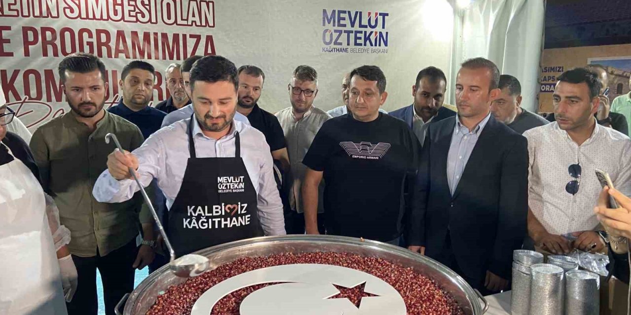 Kağıthane’de aşure günü heyecanı: 25 bin kişiye ikram edildi