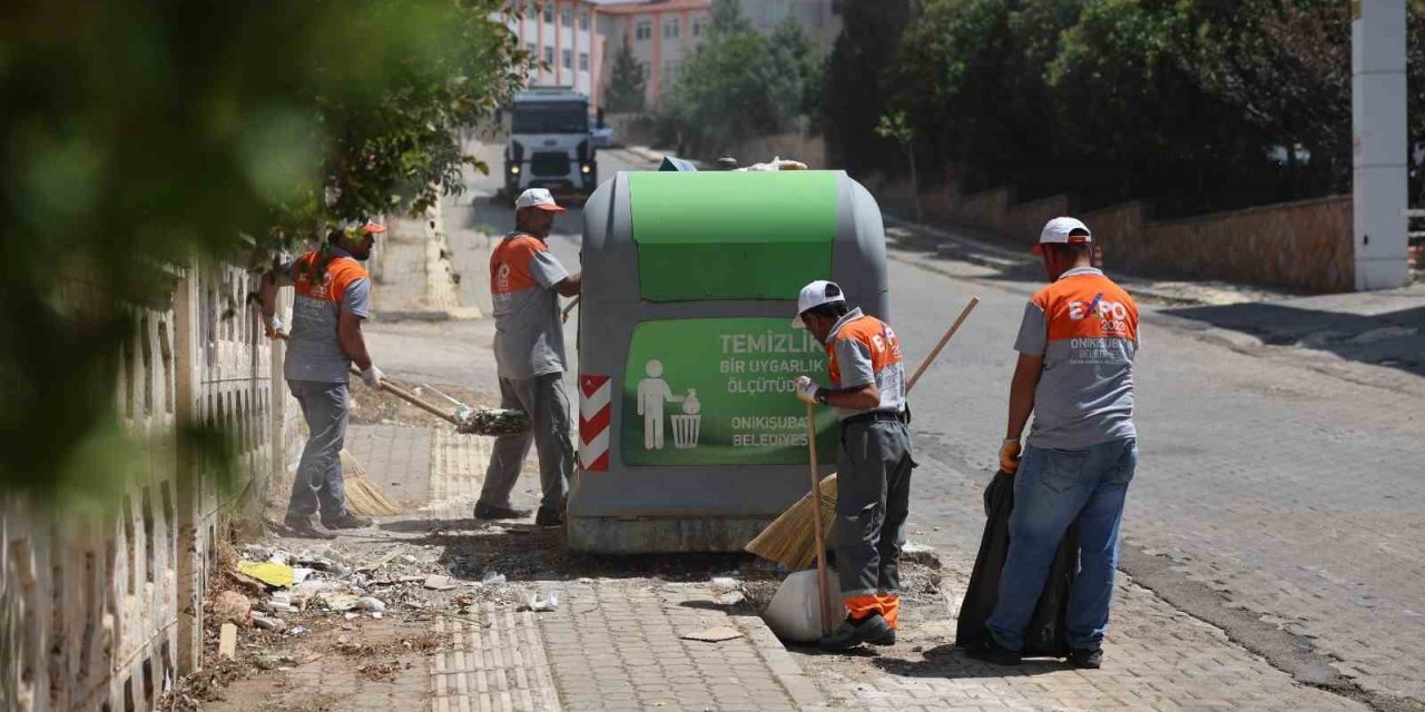 Onikişubat’ta temizlik çalışmaları