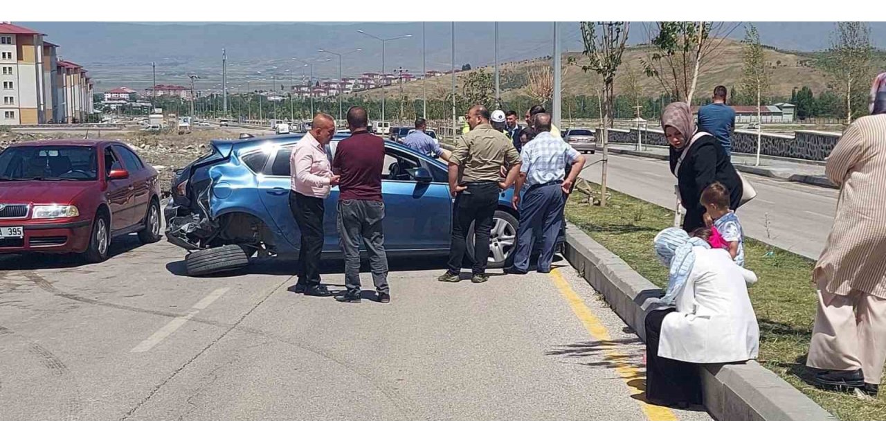 Erzurum’da trafik kazası: 2 yaralı