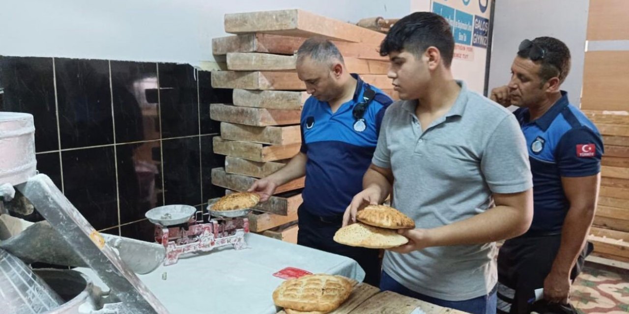 Kozan’da ekmek gramajı denetimi yapıldı