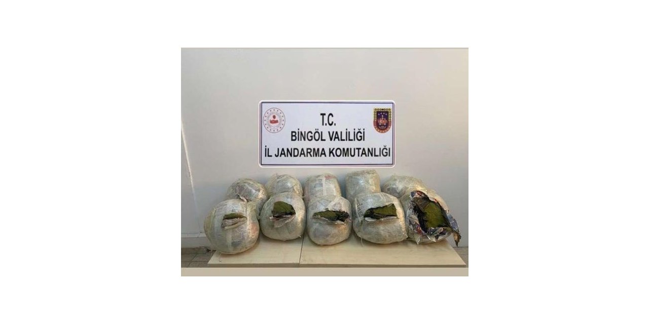 Bingöl’de menfez altına gizlenmiş 59 kilo esrar ele geçirildi