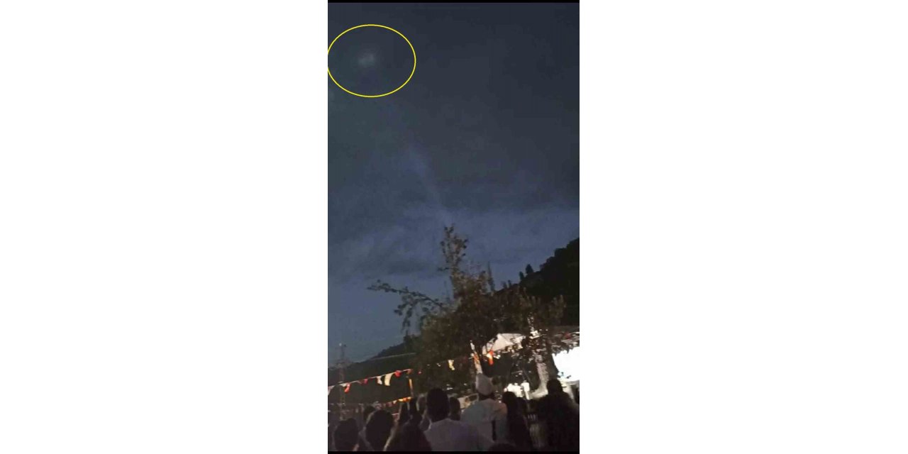 Samsun’da havada panik anları