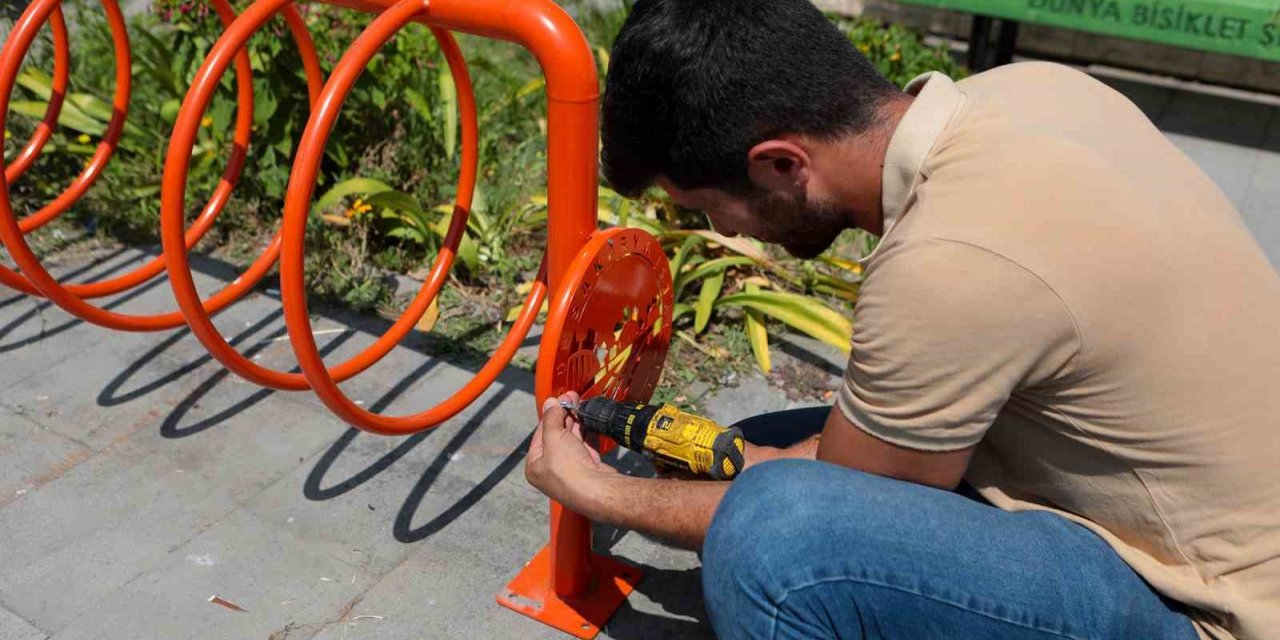 Sakarya Büyükşehir 40 noktada bisiklet istasyonları kuruyor