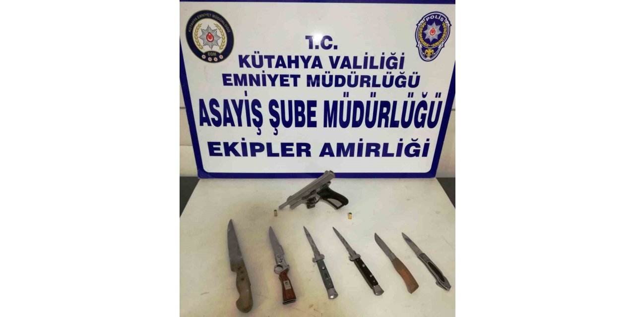 Kütahya’da Asayiş ekiplerinin haftalık icraatları açıklandı