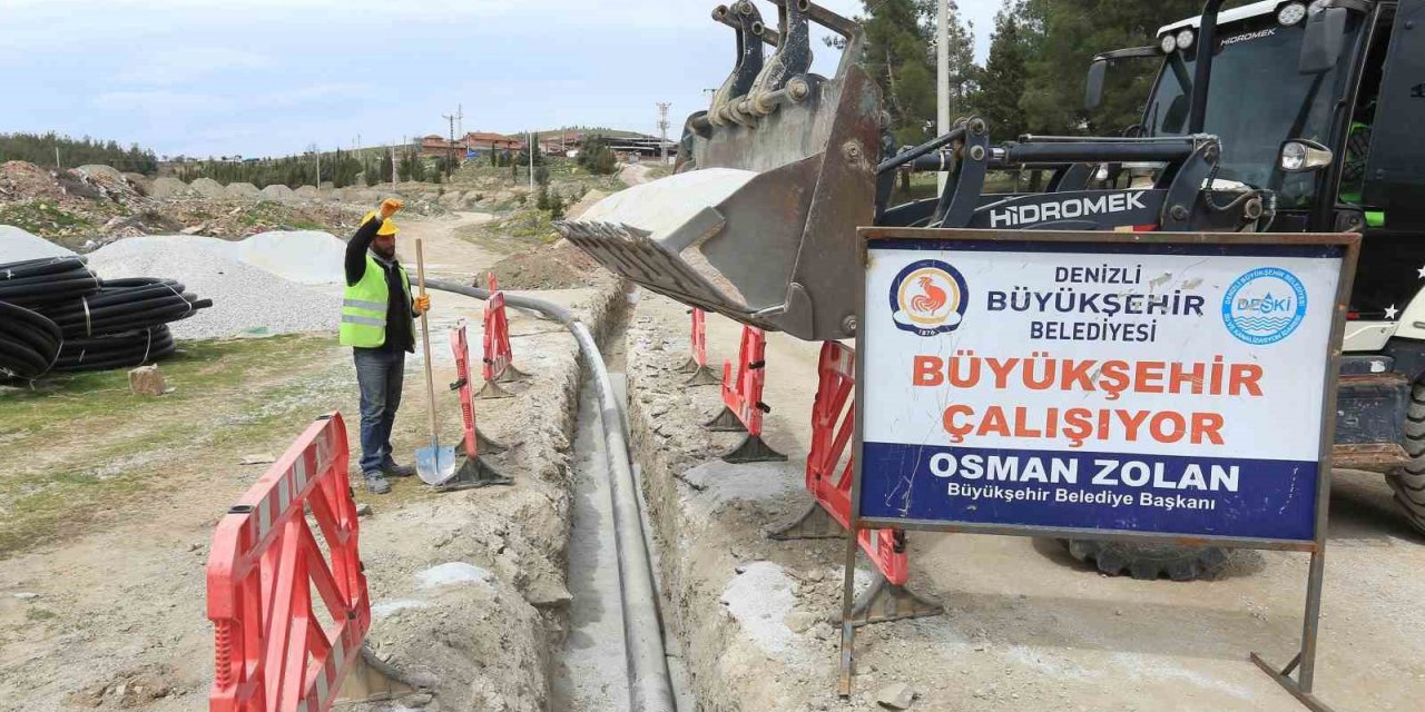 DESKİ, Çal’ın su hatlarını yeniliyor