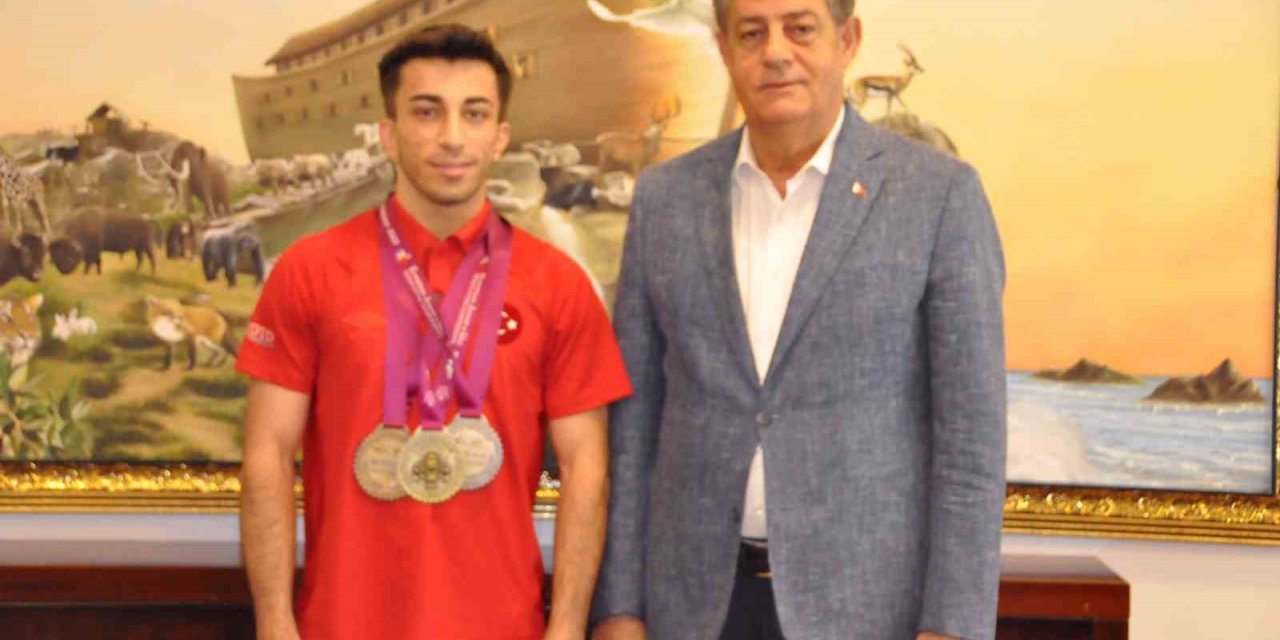 Başkan Yarka’dan Avrupa şampiyonu Algül’e tebrik