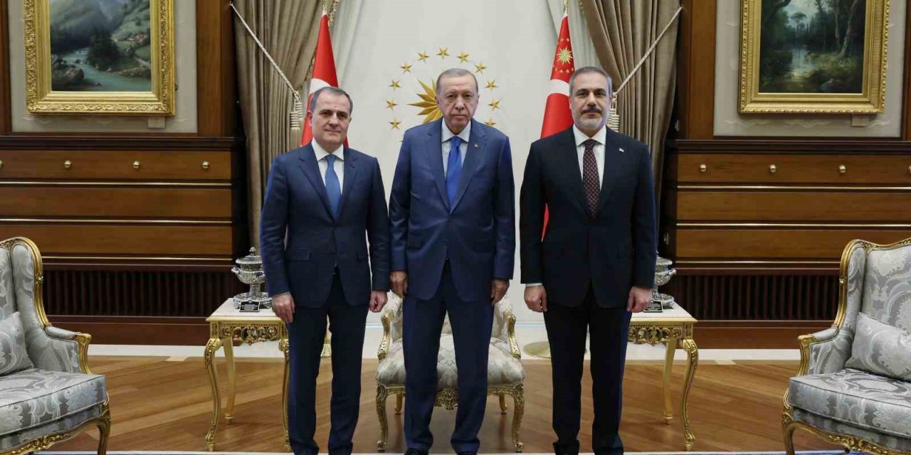 Cumhurbaşkanı Erdoğan, Azerbaycan Dışişleri Bakanı Ceyhun Bayramov’u kabul etti