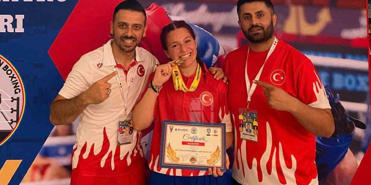 Kırşehirli Yoncagül Yılmaz Avrupa Şampiyonu oldu