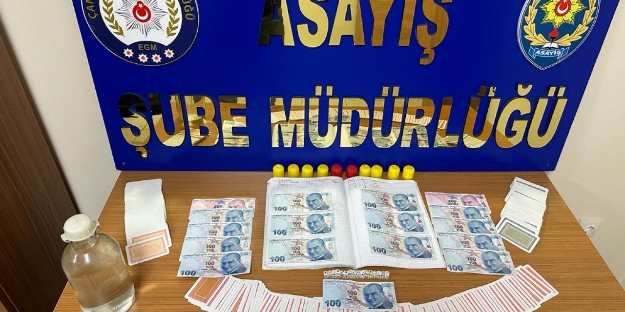 Çankırı’da kumar operasyonu:1 gözaltı