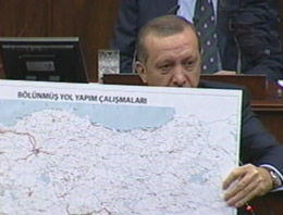 Erdoğan AK Parti'yi haritalarla anlattı VİDEO