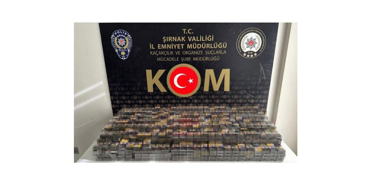 Şırnak’ta asayiş ve kaçakçılık operasyonu: 38 gözaltı