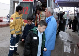 Kazada yaralanan öğrenciler taburcu edildi