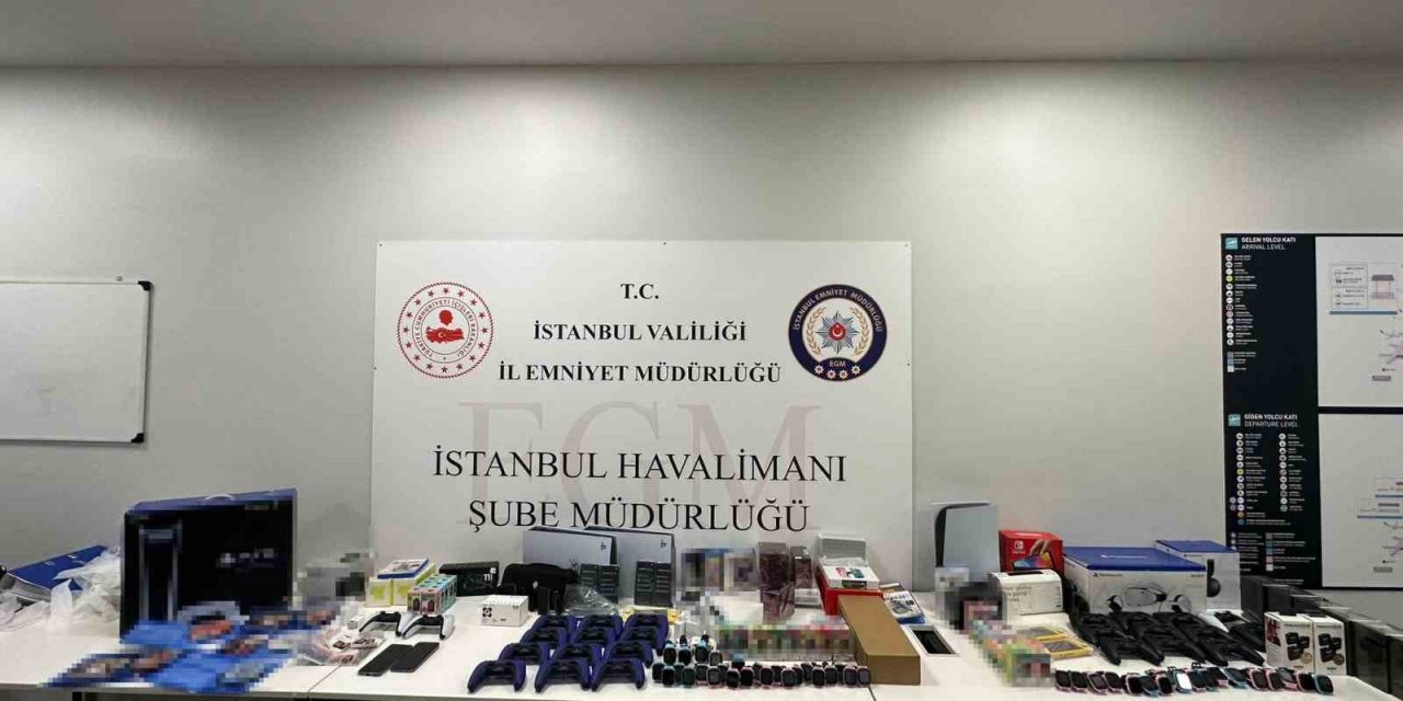 İstanbul Havalimanı’nda 1 milyon lira değerinde kaçakçılık operasyonu