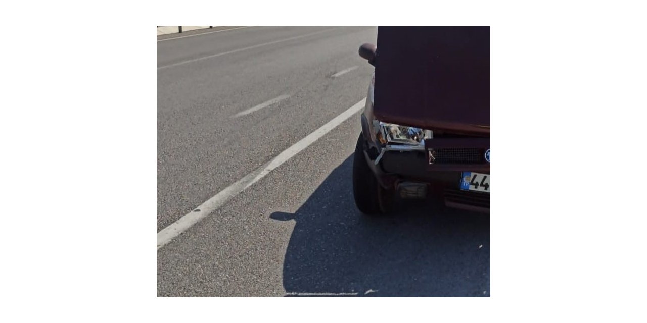 İki aracın karıştığı kazada : 1 kişi yaralandı