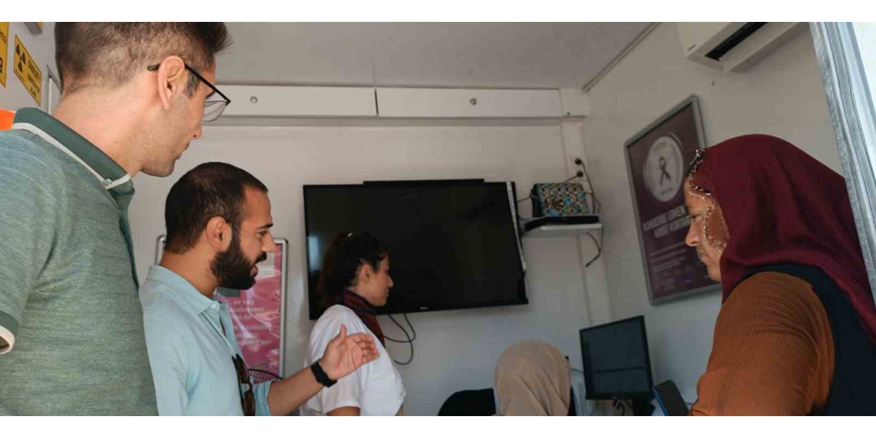 Mobil kanser tarama aracı Dicle’de hizmet vermeye başladı