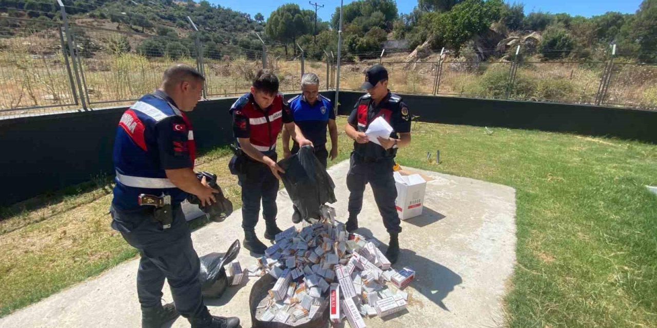 Aydın’da bin 191 paket kaçak sigara ele geçirildi