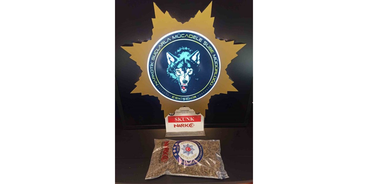 1 kilogram esrar ele geçirildi