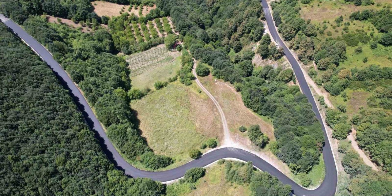 Karamürsel Senaiye-İznik yolu asfaltlandı