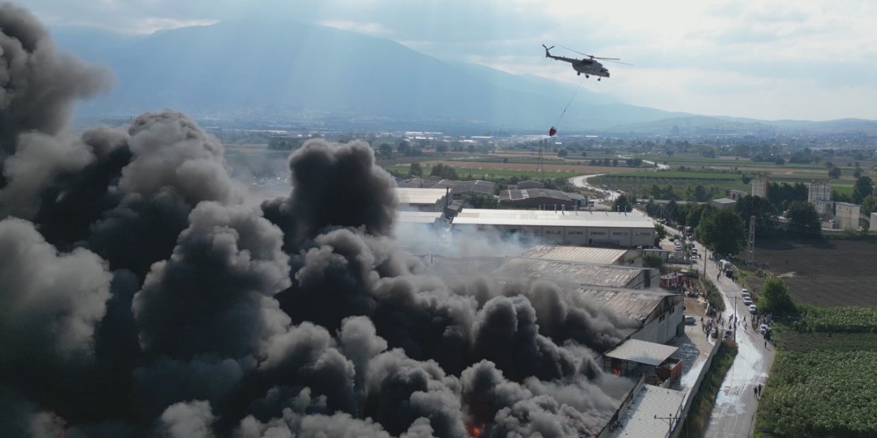 İnegöl’de yangın seferberliği