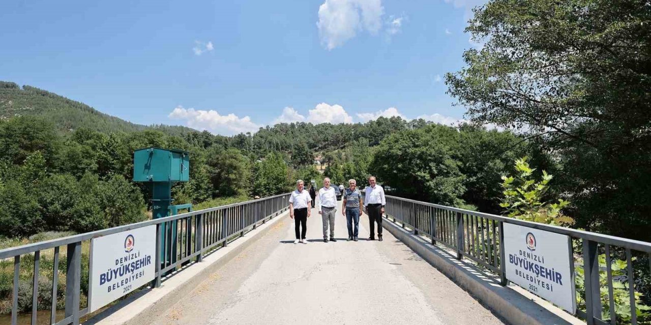 Başkan Zolan, yapılan köprüleri yerinde inceledi