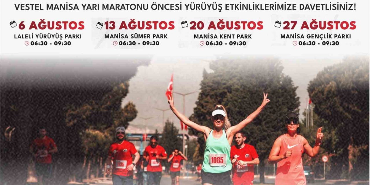 Manisalıları spora teşvik için yürüyüş etkinlikleri gerçekleştirilecek