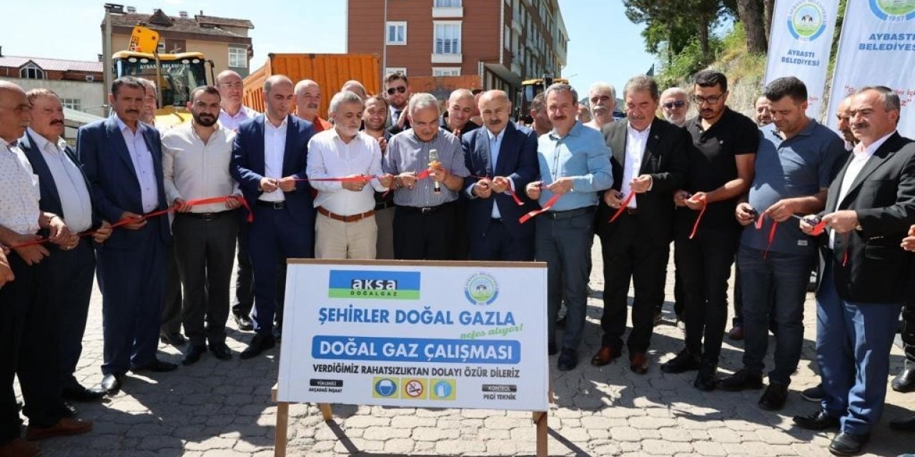 Aybastı’da doğalgaz sevinci