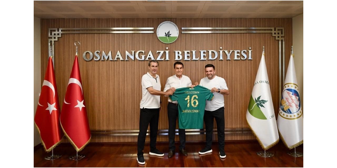 Bursaspor’dan Osmangazi Belediye Başkanı Mustafa Dündar’a ziyaret