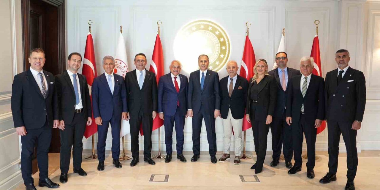 TFF Başkanı Mehmet Büyükekşi’den, İçişleri Bakanı Ali Yerlikaya’ya ziyaret