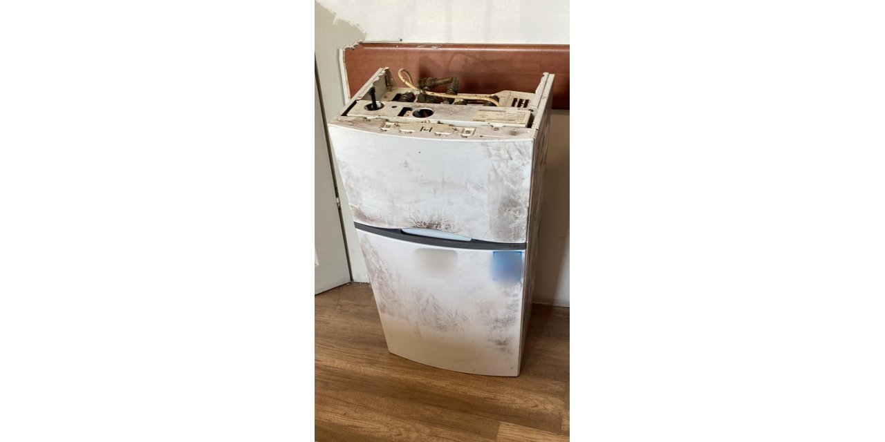 Evden kombi çalan şahıs yakalandı