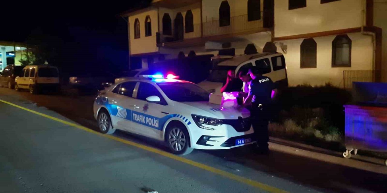 Mudurnu’da polis ekipleri sürücülere göz açtırmadı