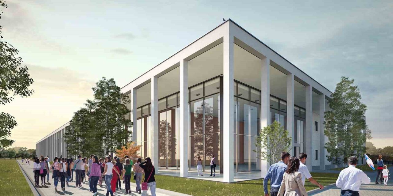 Karacabey Kültür Merkezi’nde inşaat hızlandı