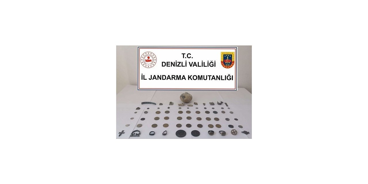 Denizli’de 212 tarihi eser ele geçirildi