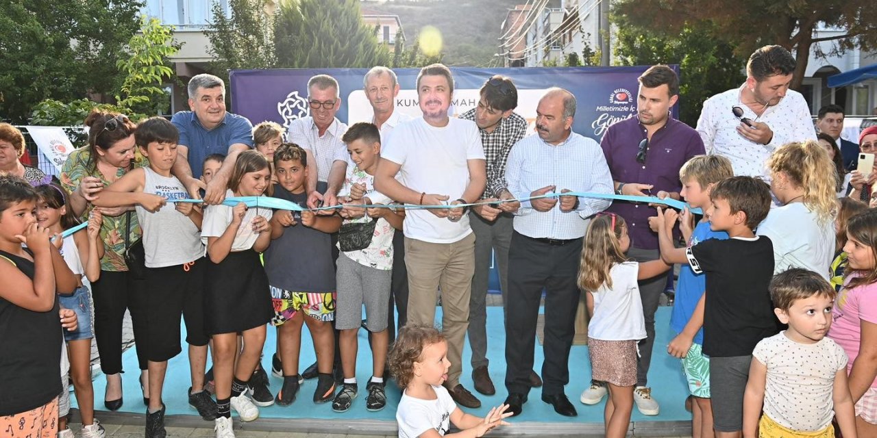 Kumbağ Parkı törenle açıldı