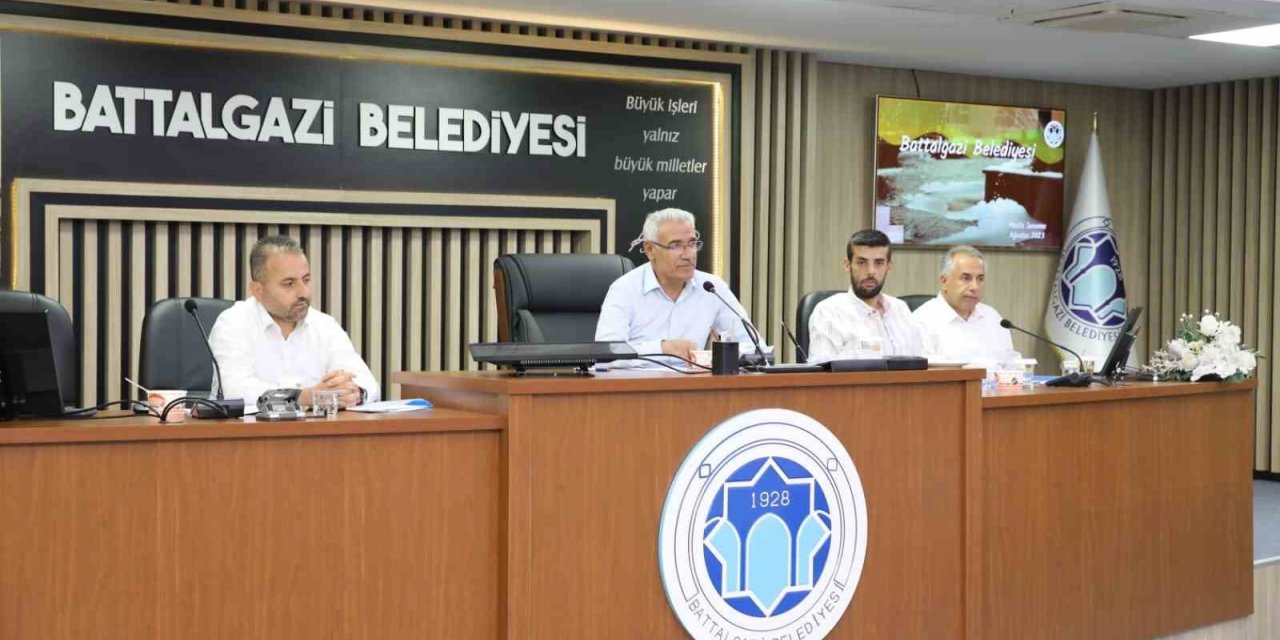Battalgazi Belediye Meclisi Ağustos ayı olağan toplantısı tamamlandı