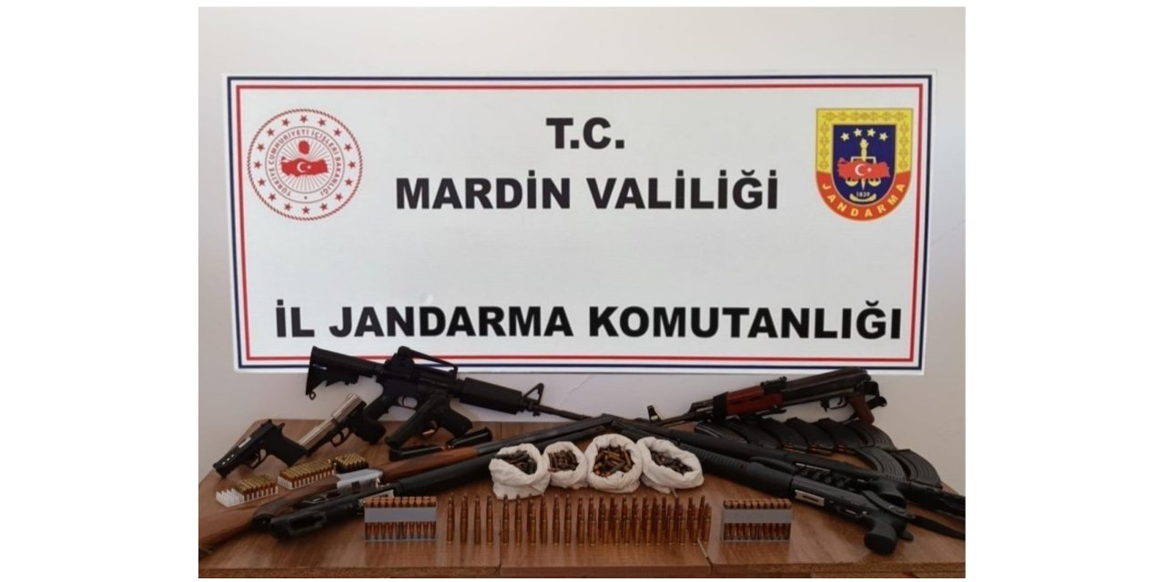 Mardin’de silah ve mühimmat ele geçirildi