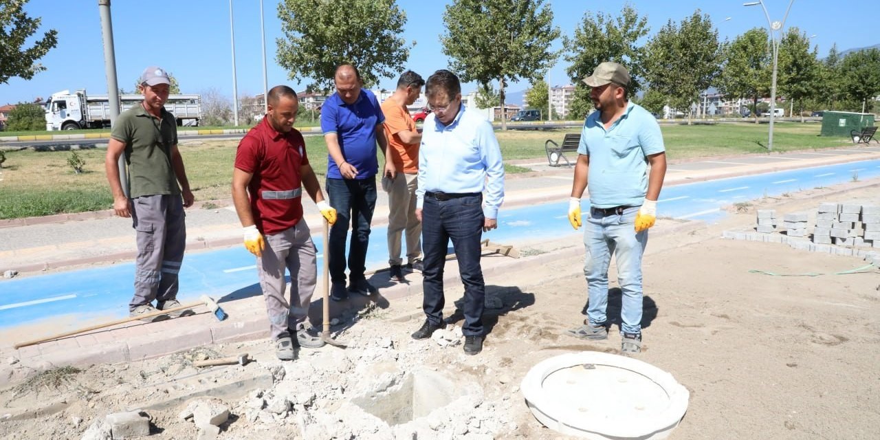 Başkan Arslan, Edremit için sahada