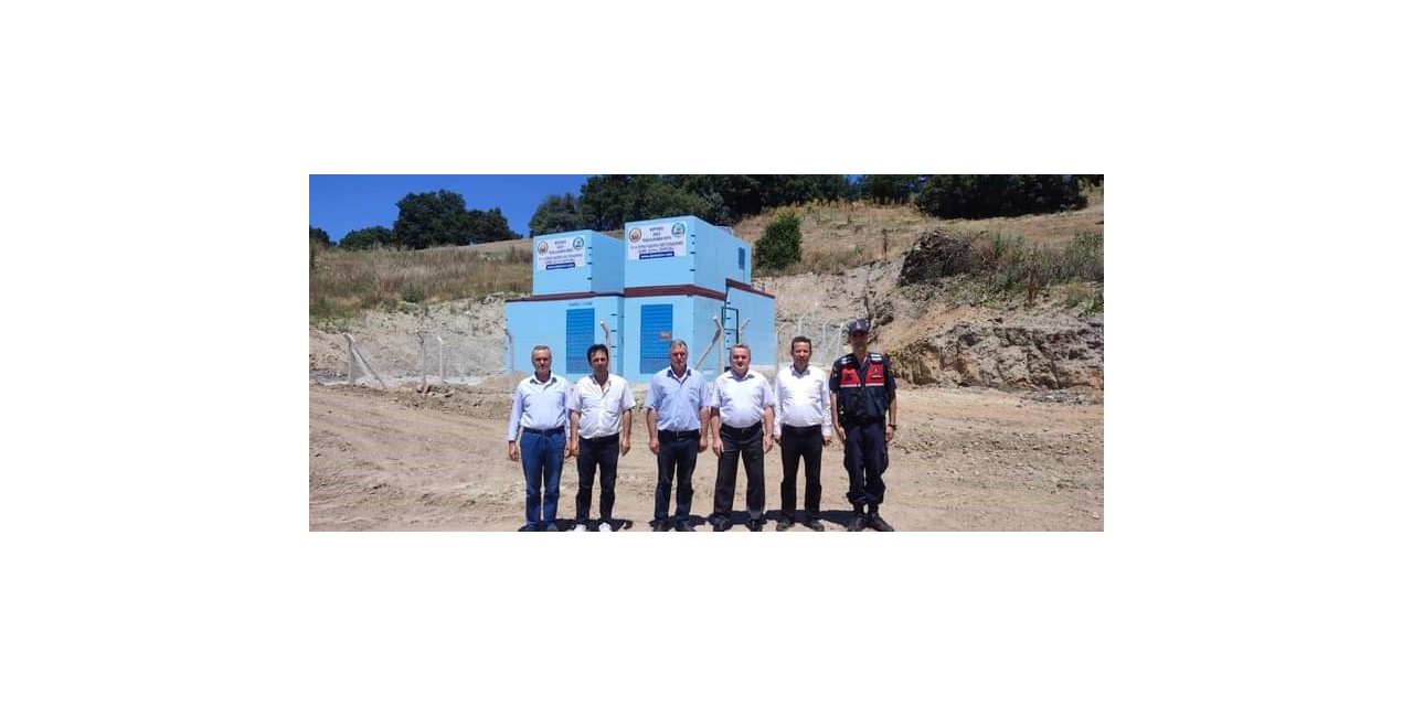 Kaymakam Öztürk içme suyu deposunu inceledi