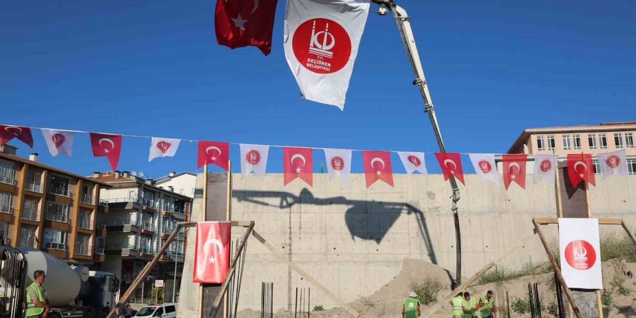 Keçiören’de yeni kapalı spor salonunun temelleri atıldı