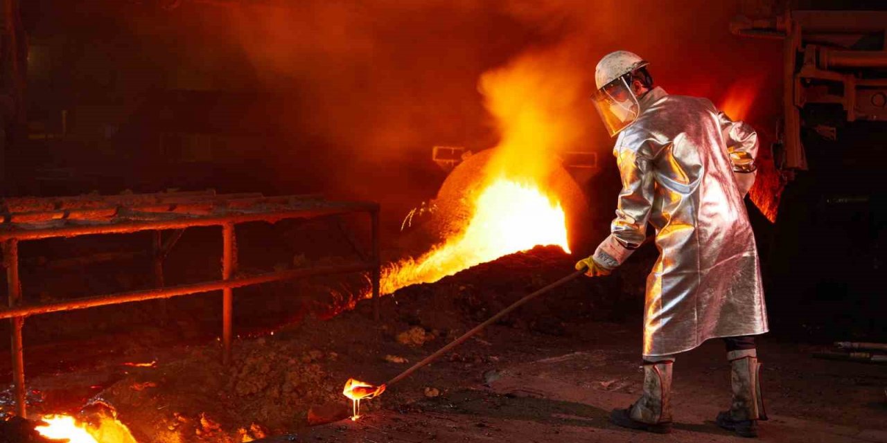 Erdemir, yüksek fırınında 50 bininci dökümü gerçekleştirdi