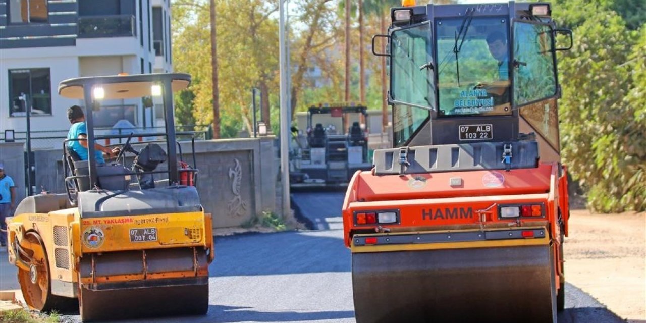 Oba Mahallesi’nde asfalt çalışması tamamlandı