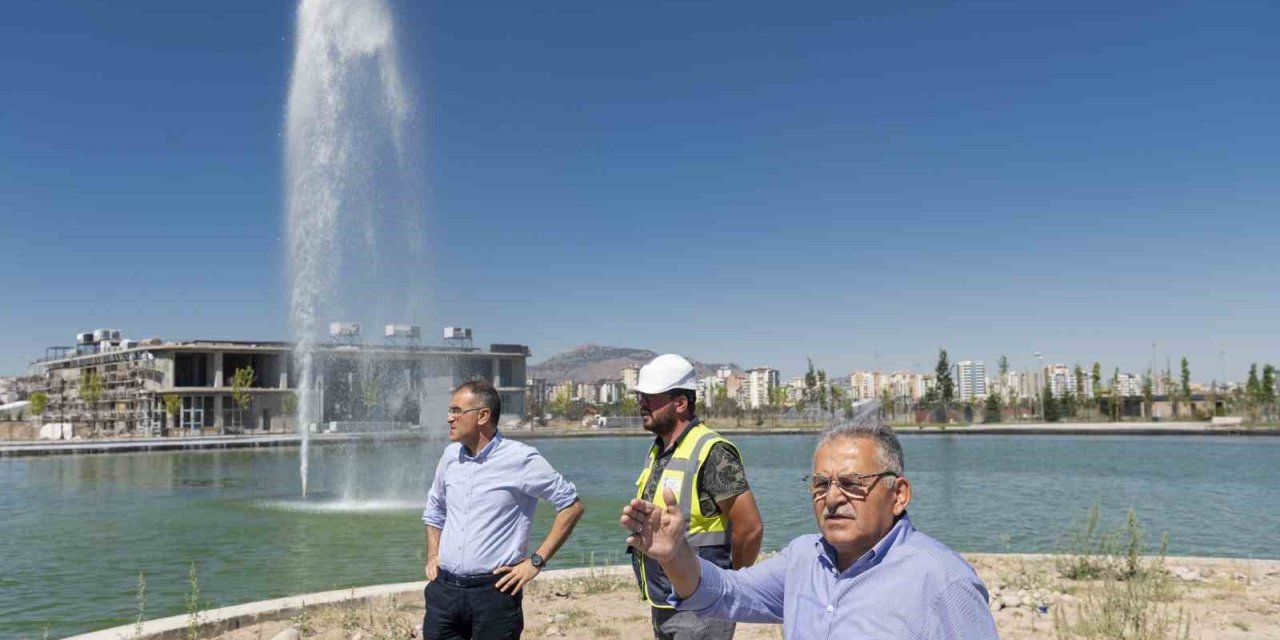 Recep Tayyip Erdoğan Millet Bahçesi’nde İnceleme