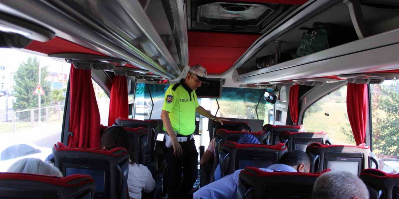 Trafik ekipleri önce denetledi, sonra bilgilendirdi